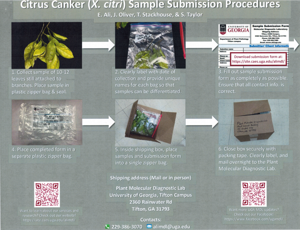 Citrus Canker Sample Submission